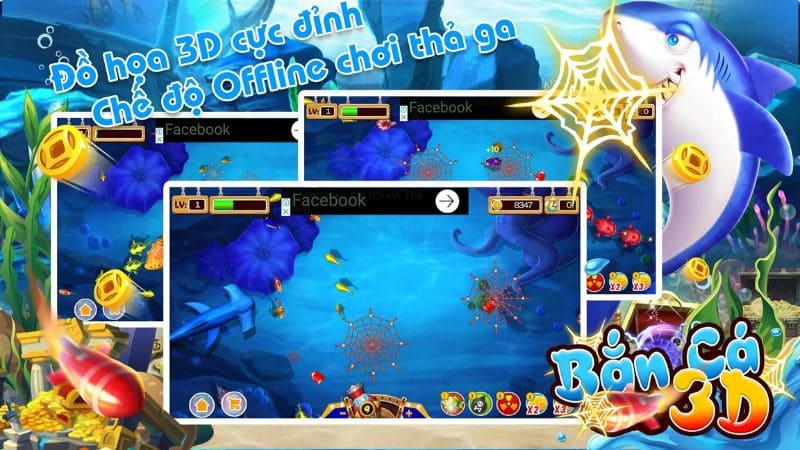 bắn cá 3d đổi thưởng