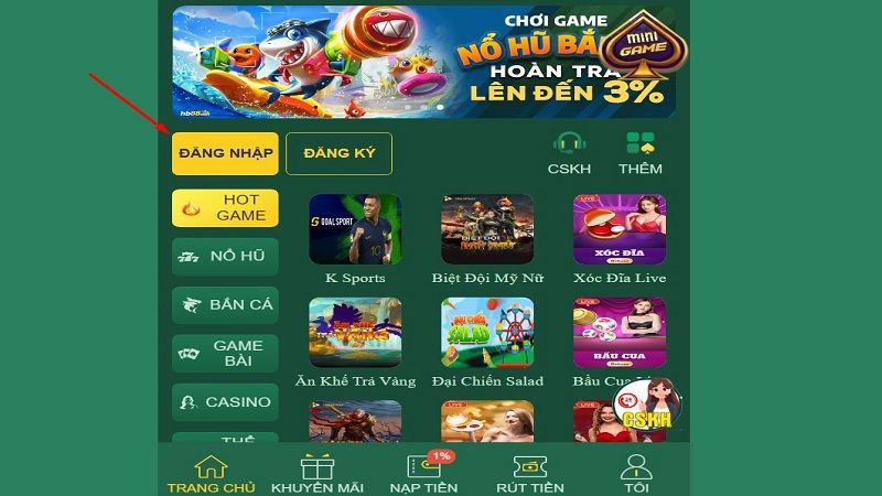 Điều kiện đăng nhập HB88 thành công
