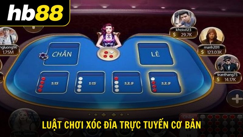 Luật chơi xóc đĩa online cơ bản cho người mới